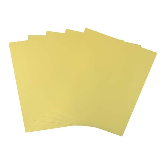 8.5" x 11" Metallic Gold Waterproof Printable Sticker Vinyl, 10 Sheets by Make Market®
